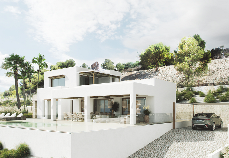 New construction project in Calpe