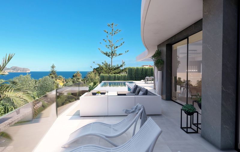 New build villa close to the sea for sale in Benissa - Max Villas