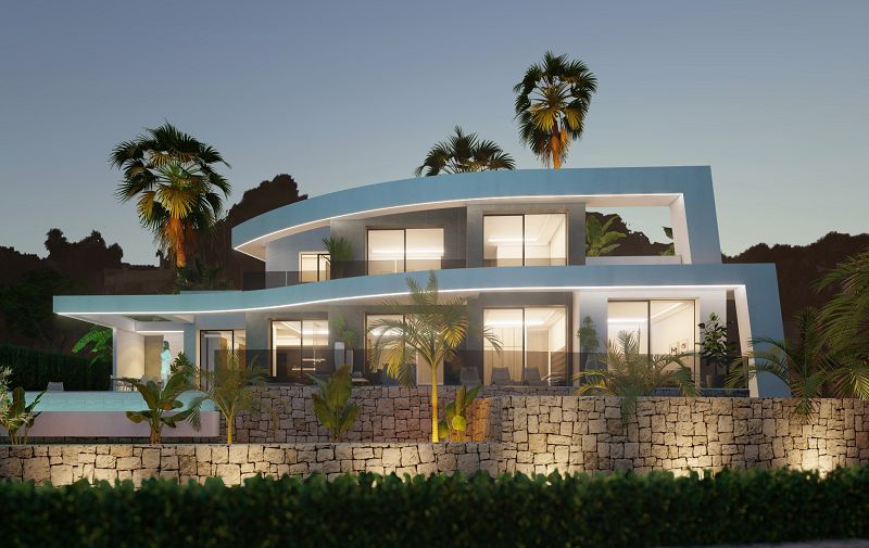 Villa de nueva construcción cerca del mar en venta en Benissa