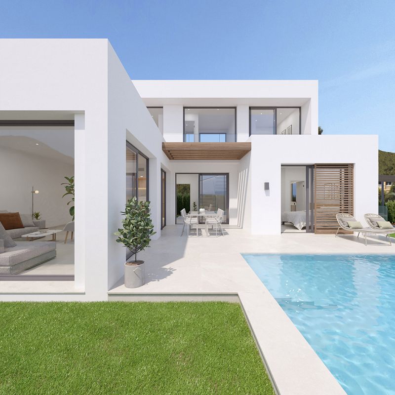 Villa de obra nueva en Alfaz del Pi - Max Villas