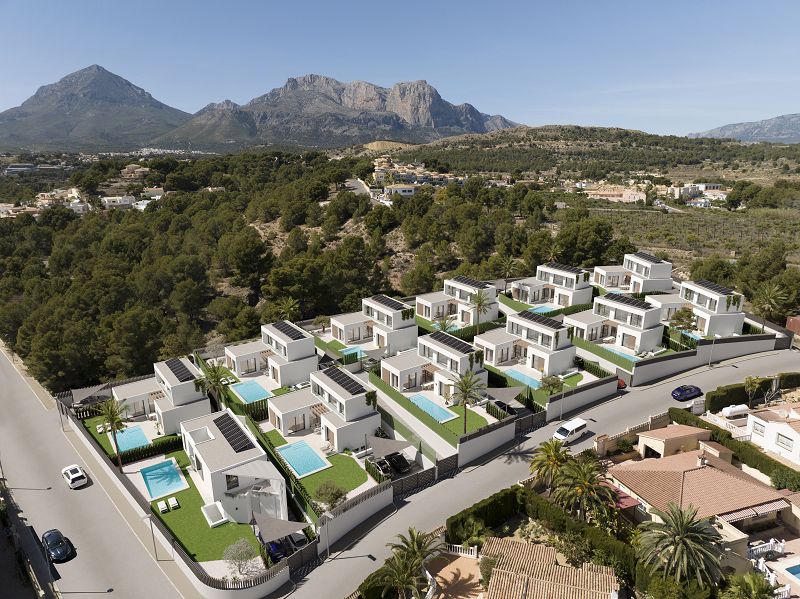 Villa de obra nueva en Alfaz del Pi - Max Villas